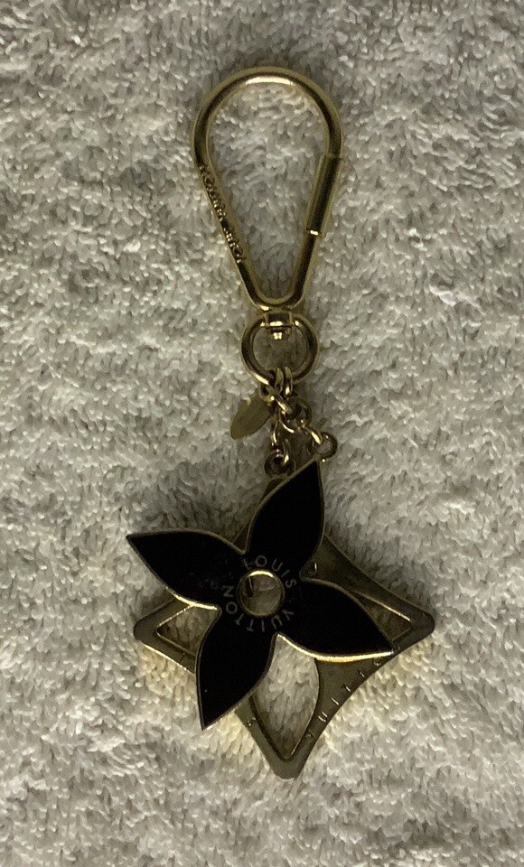 Louis Vuitton Portocre Puzzle Charm Keychain in Goldtone Metal (5.1in)