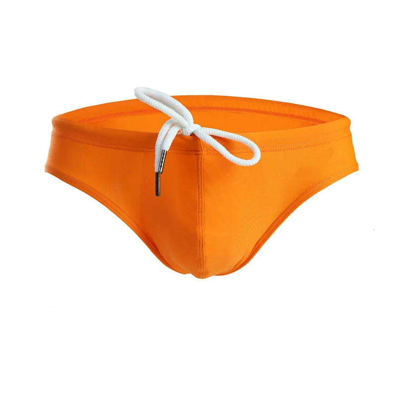 Men’s Swimming Trunks Low Waist Lacing Male Triangle Swimming Pool Wear Swimsuit