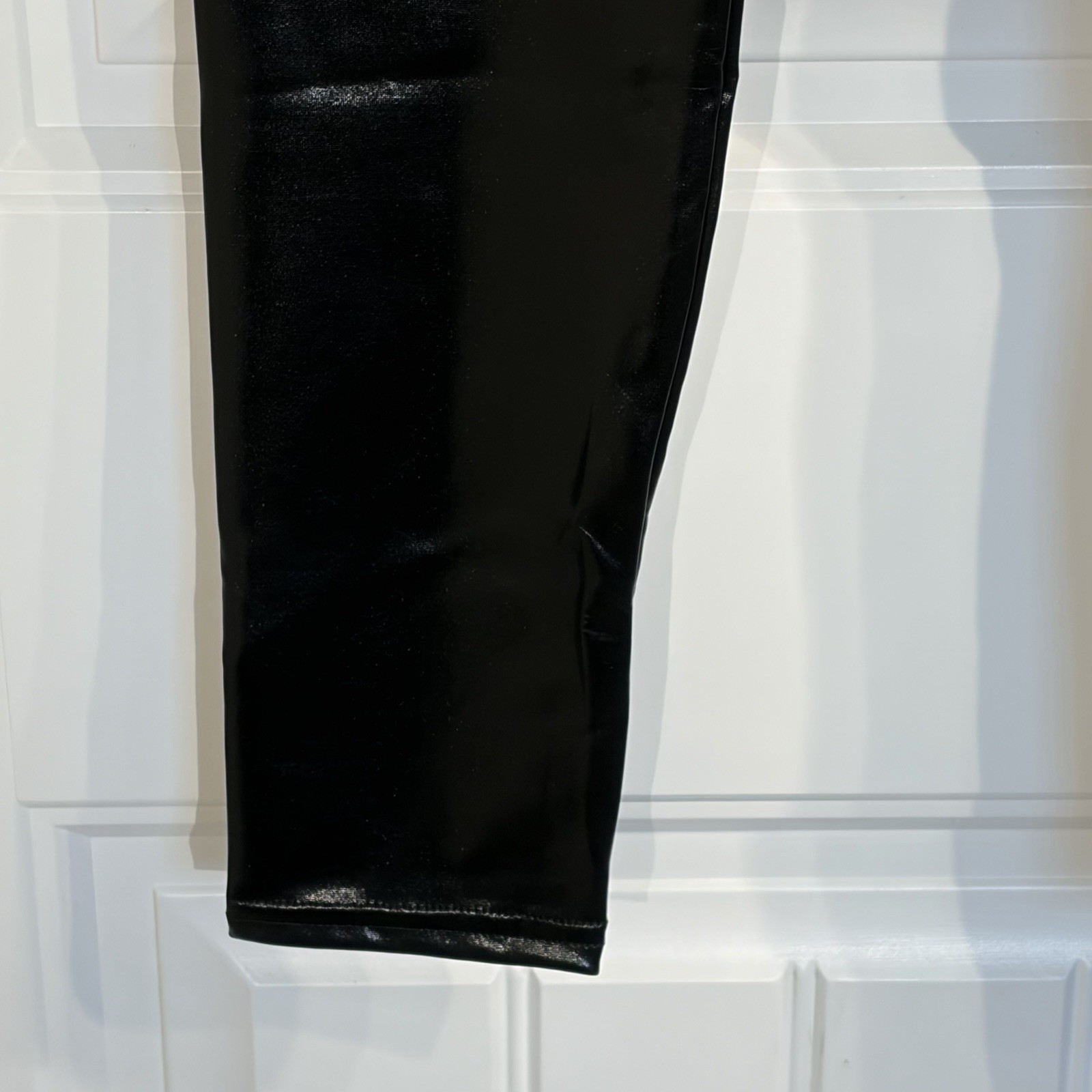 Urban Buck Black Faux Leather Leggings Women’s Small High Rise Shiny