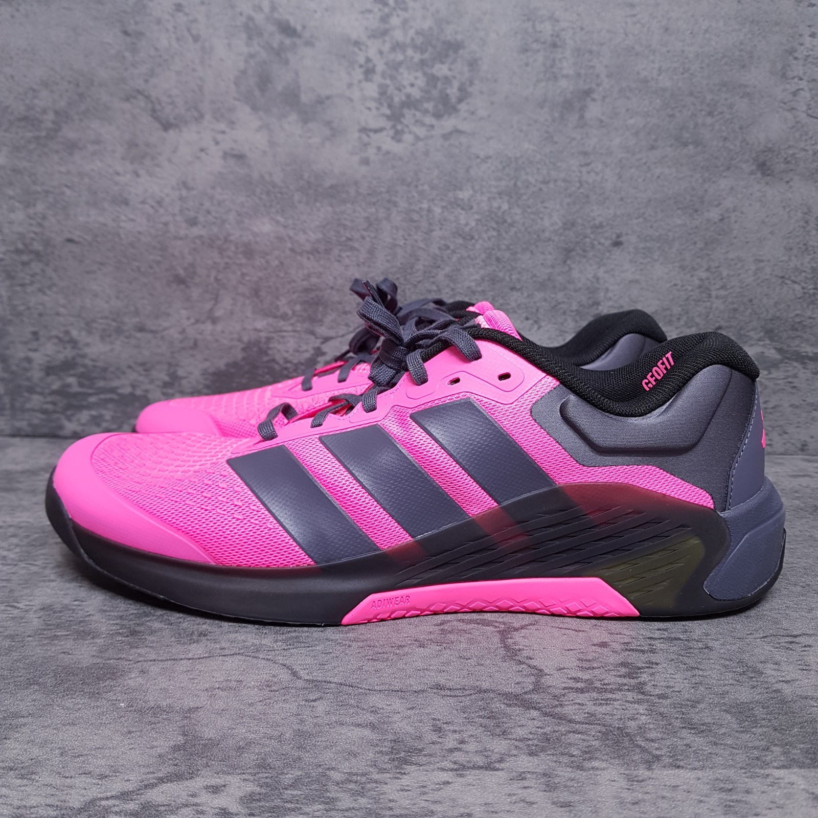 ADIDAS Dropset 4 Power Training Shoes Mens Size 12 Lucid Pink Black KI8460