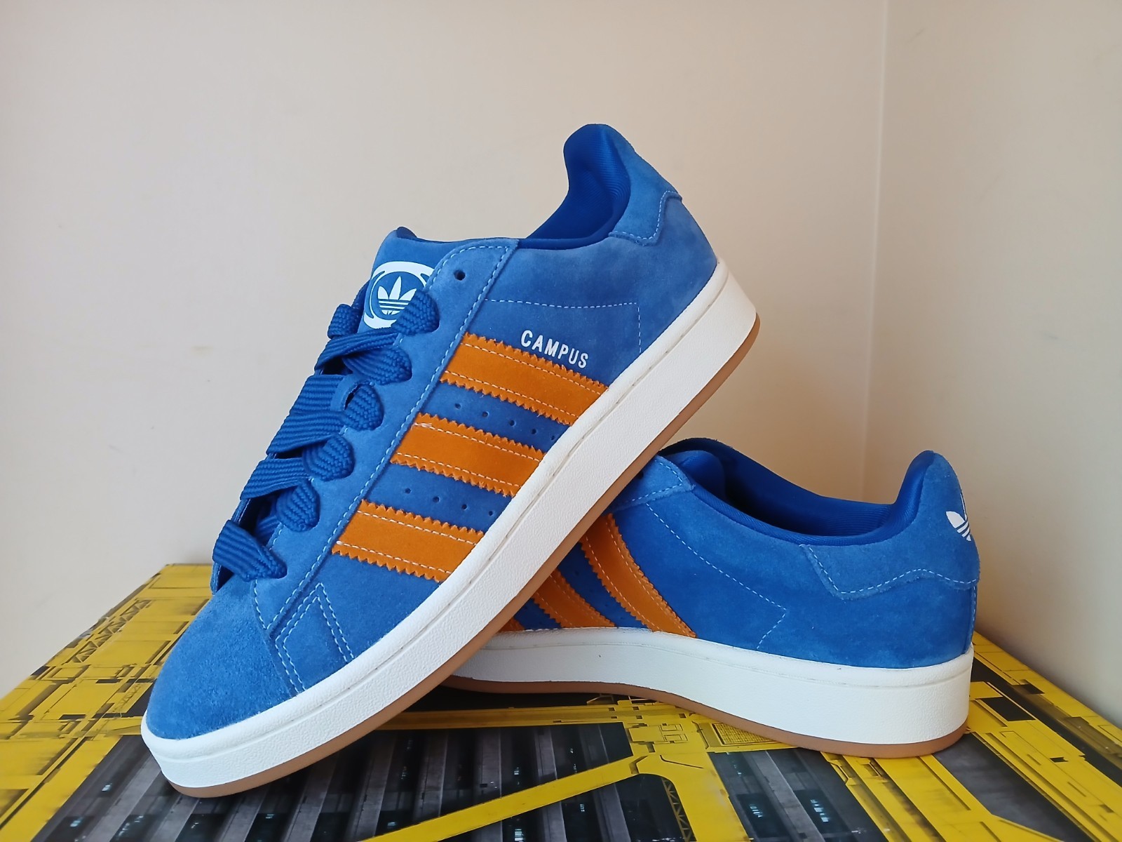 Adidas Campus 00s Collegiate 9.5 Royal Bright Orange JH8058 [Check Description]