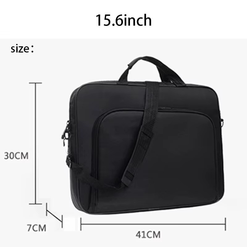 15.6-17in Business Laptop Bag Large Capacity Briefcase Shoulder Men XL