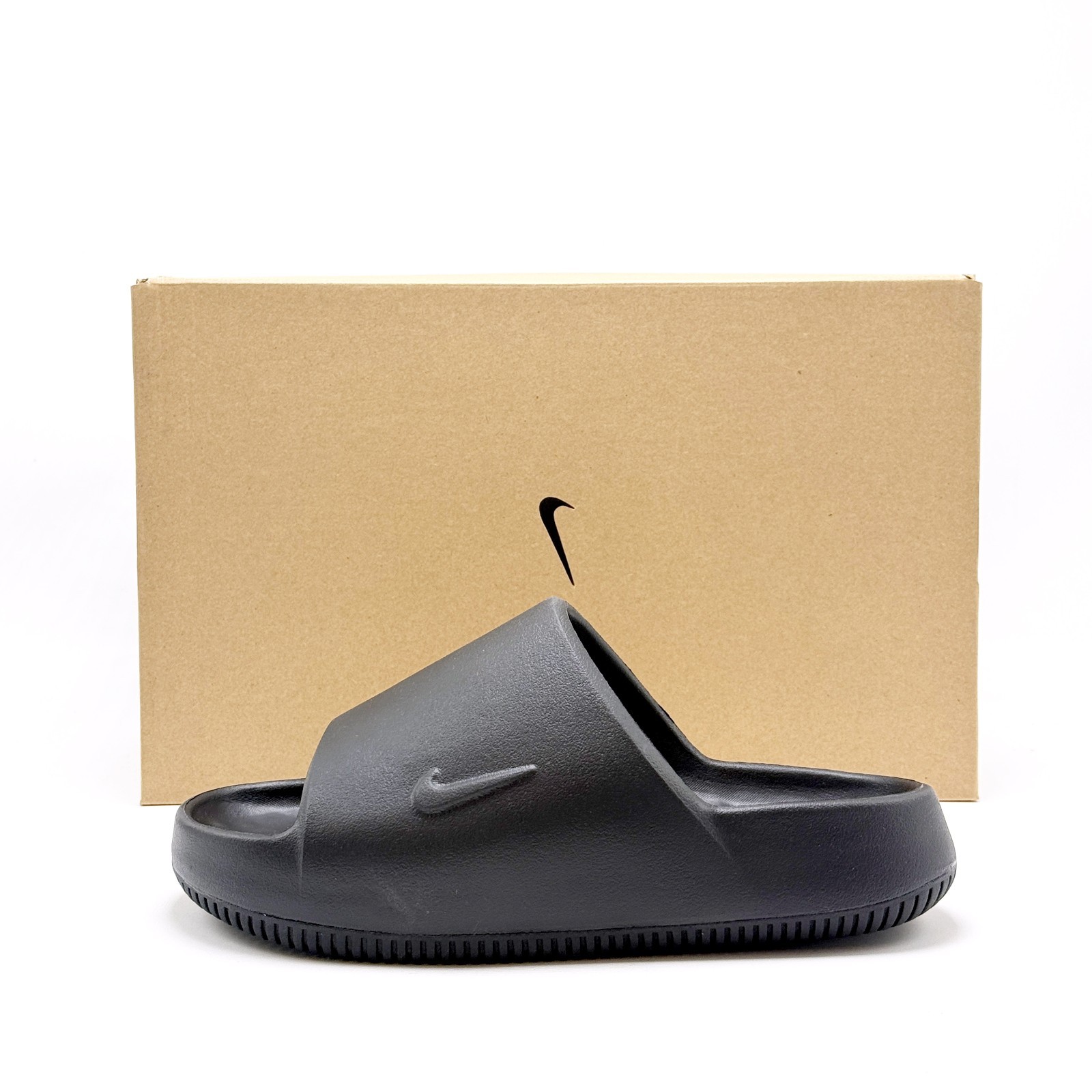 *NEW* Men Nike Calm 2.0 Slides Sandals BLACK / BLACK (IB0183 001) 👍