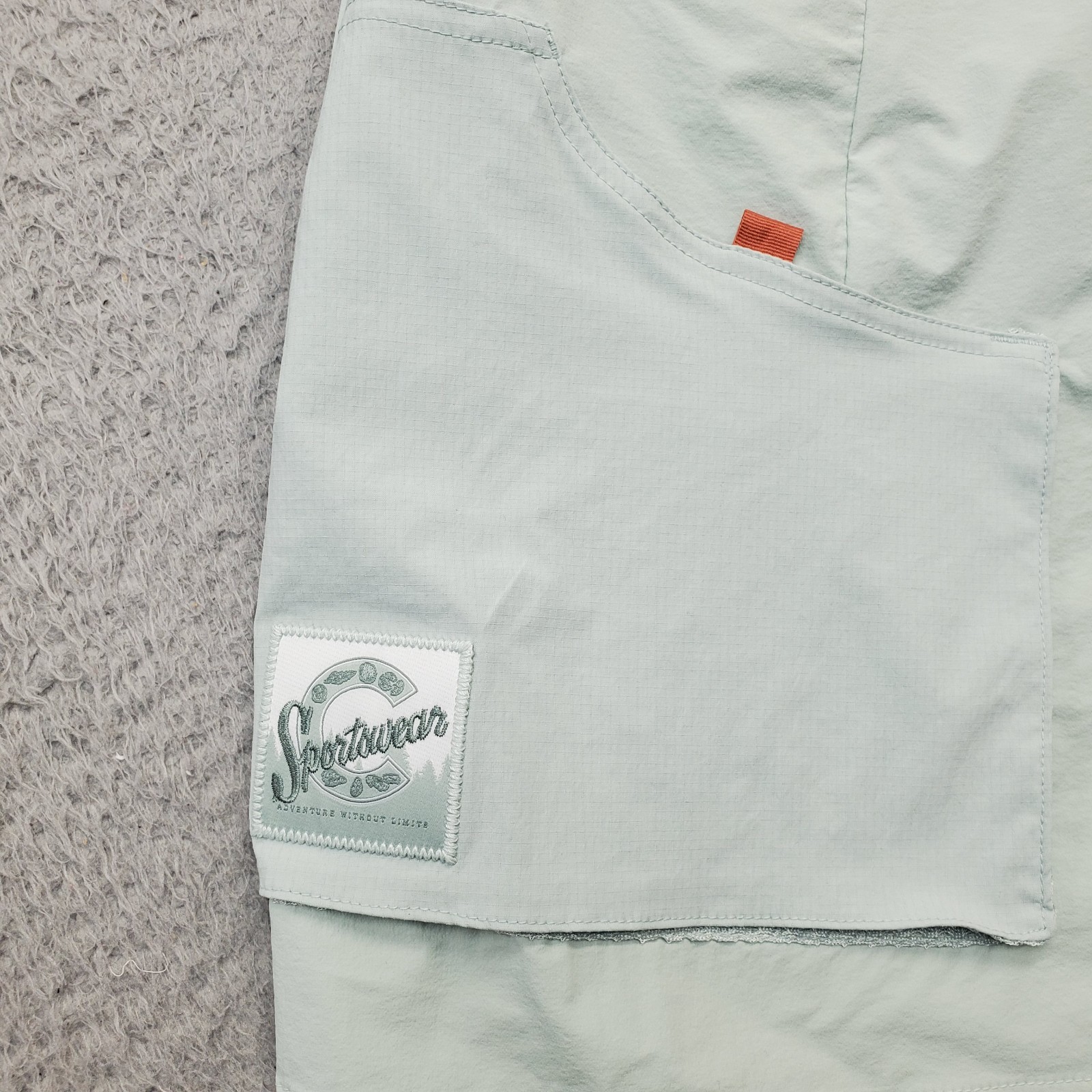 Columbia Cove Beach Utility Skort Womens XXL Green Adjustable Waist Wrap Front