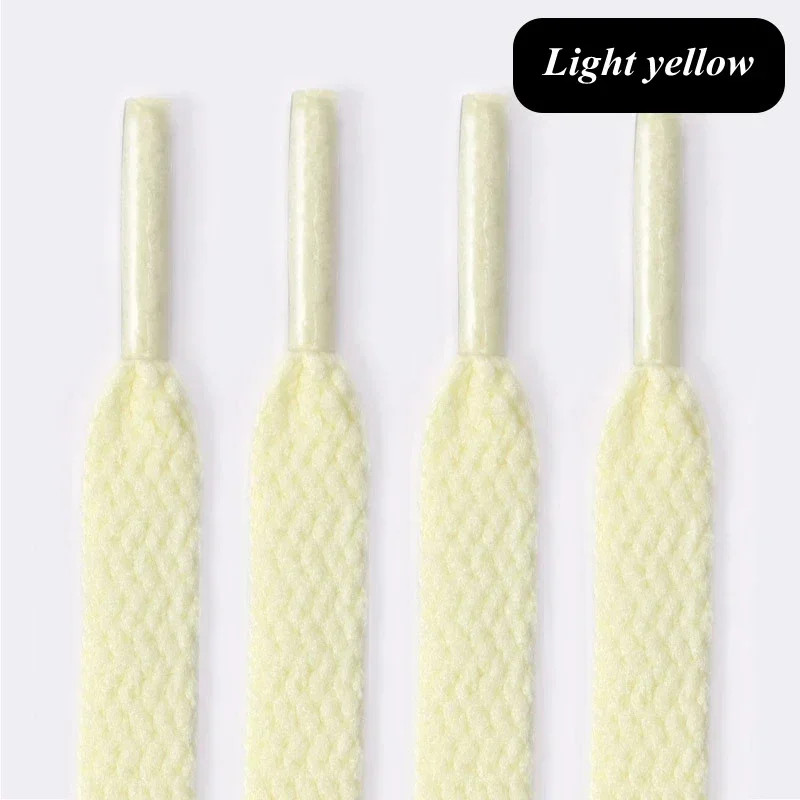 1pair /2PCS Thicken Laces Shoe Athletic String Flat Shoelaces of Sport White Lei