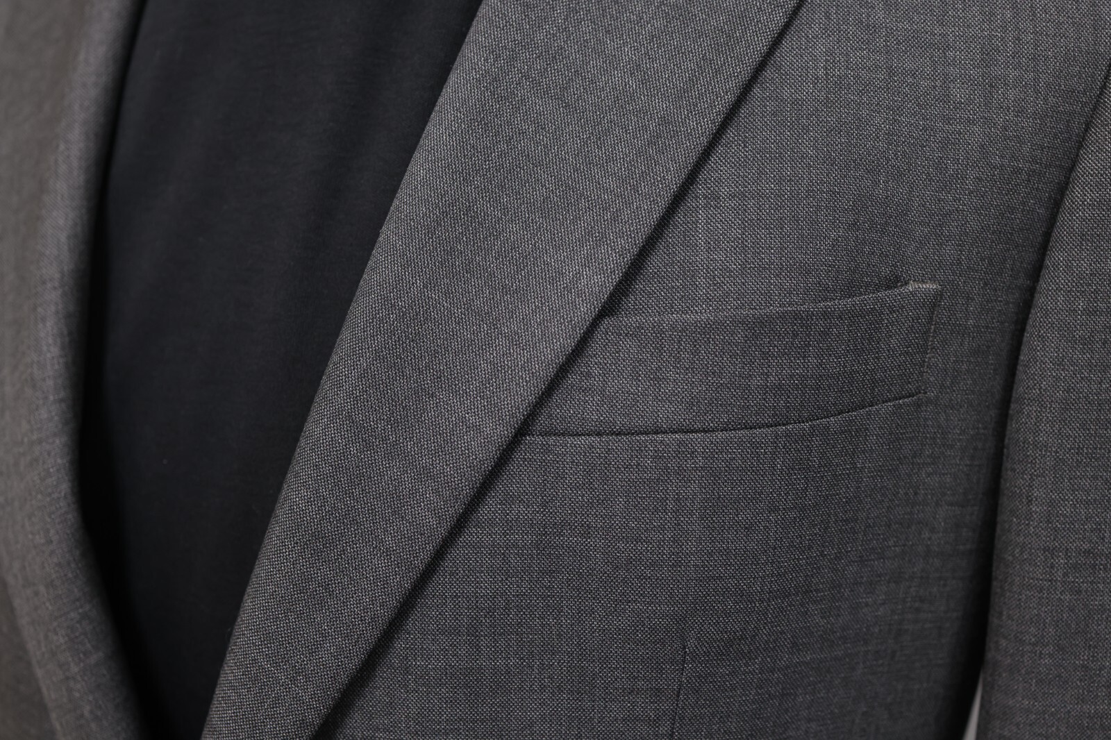 CORPORATE IMAGE TOM JAMES mens solid gray sport coat suit jacket blazer 38 R