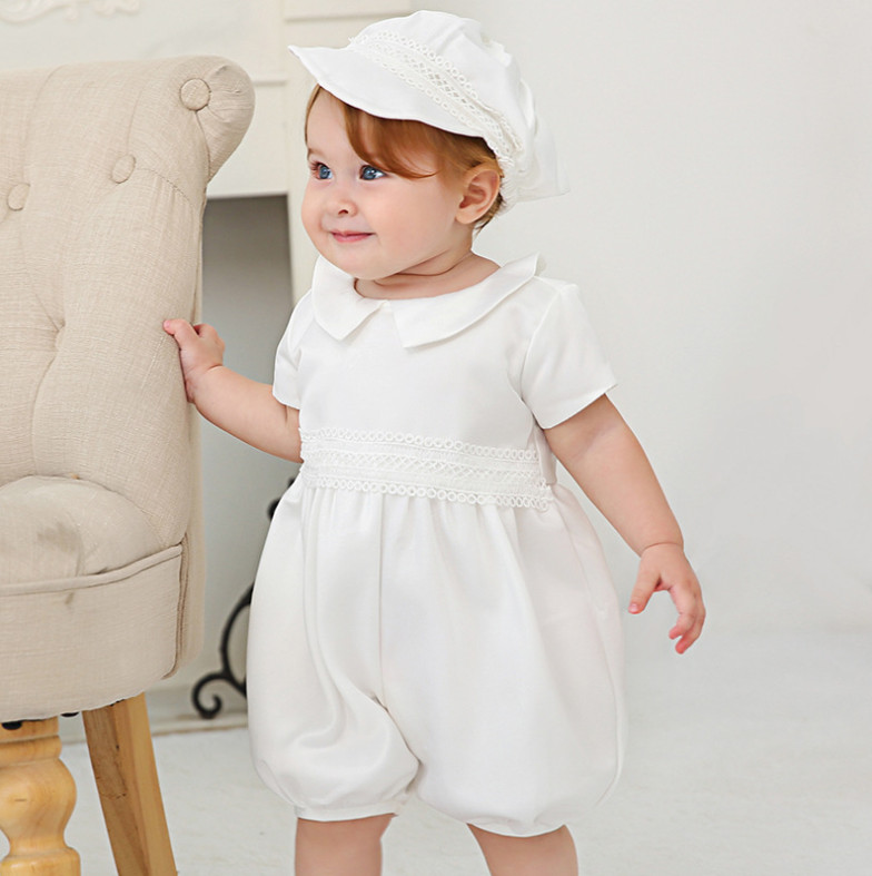 Sale Tutu Baby Romper Lace Christening Dress Toddler Embroidery Baptism Gown