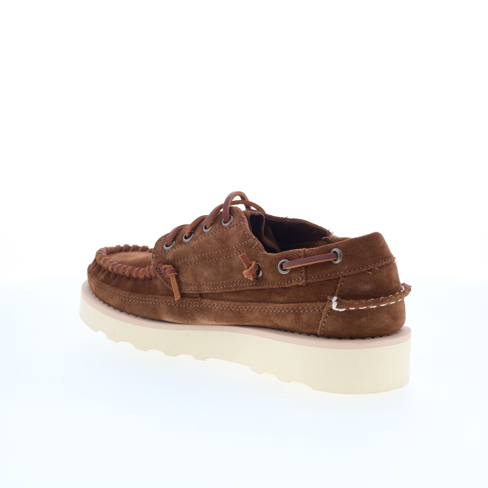 Sebago Keuka 70015R0-A7D Mens Brown Suede Loafers & Slip Ons Boat Shoes