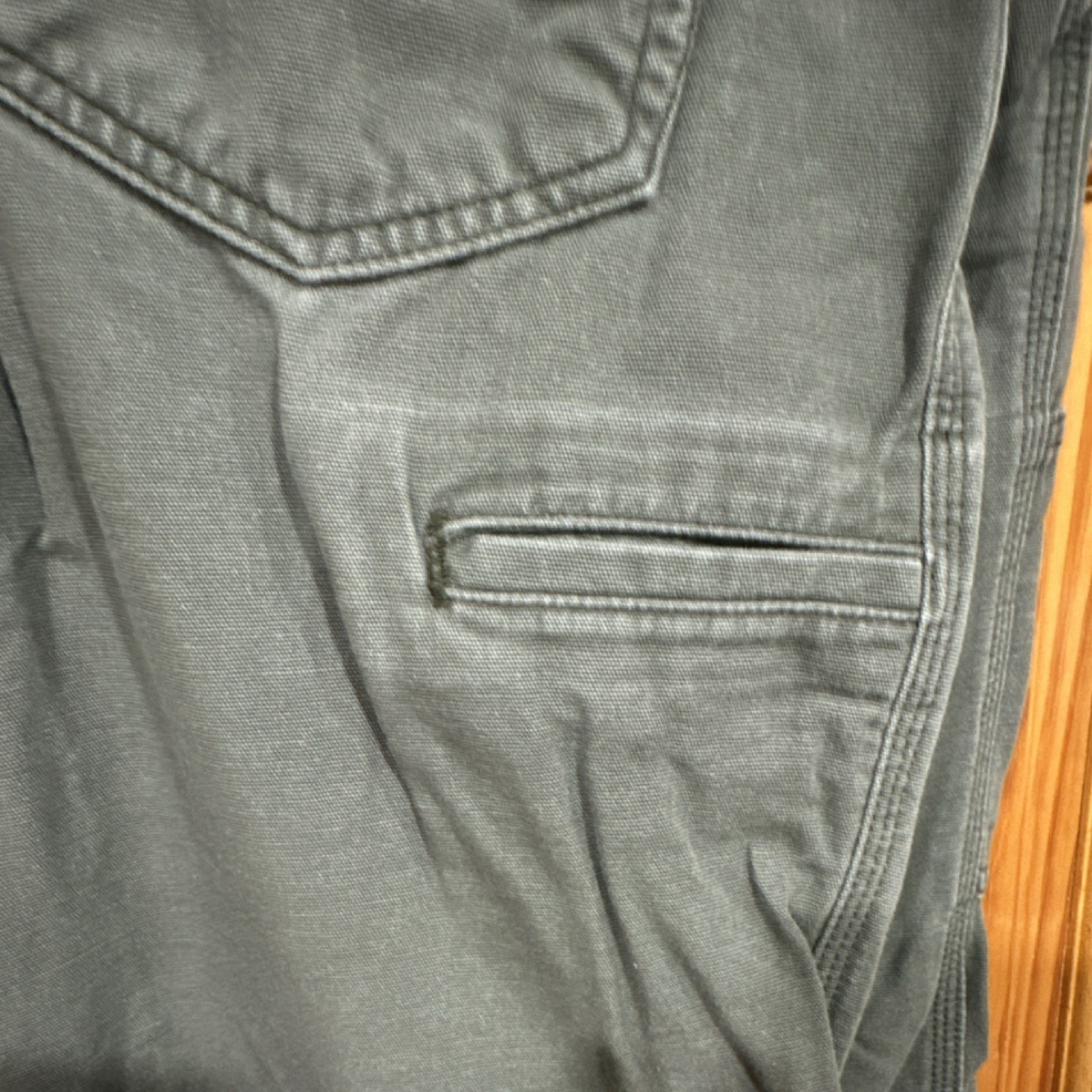 Carhartt Flame Resistant Original Fit Work Pants Green Men’s 36×32 FRB159-MOS