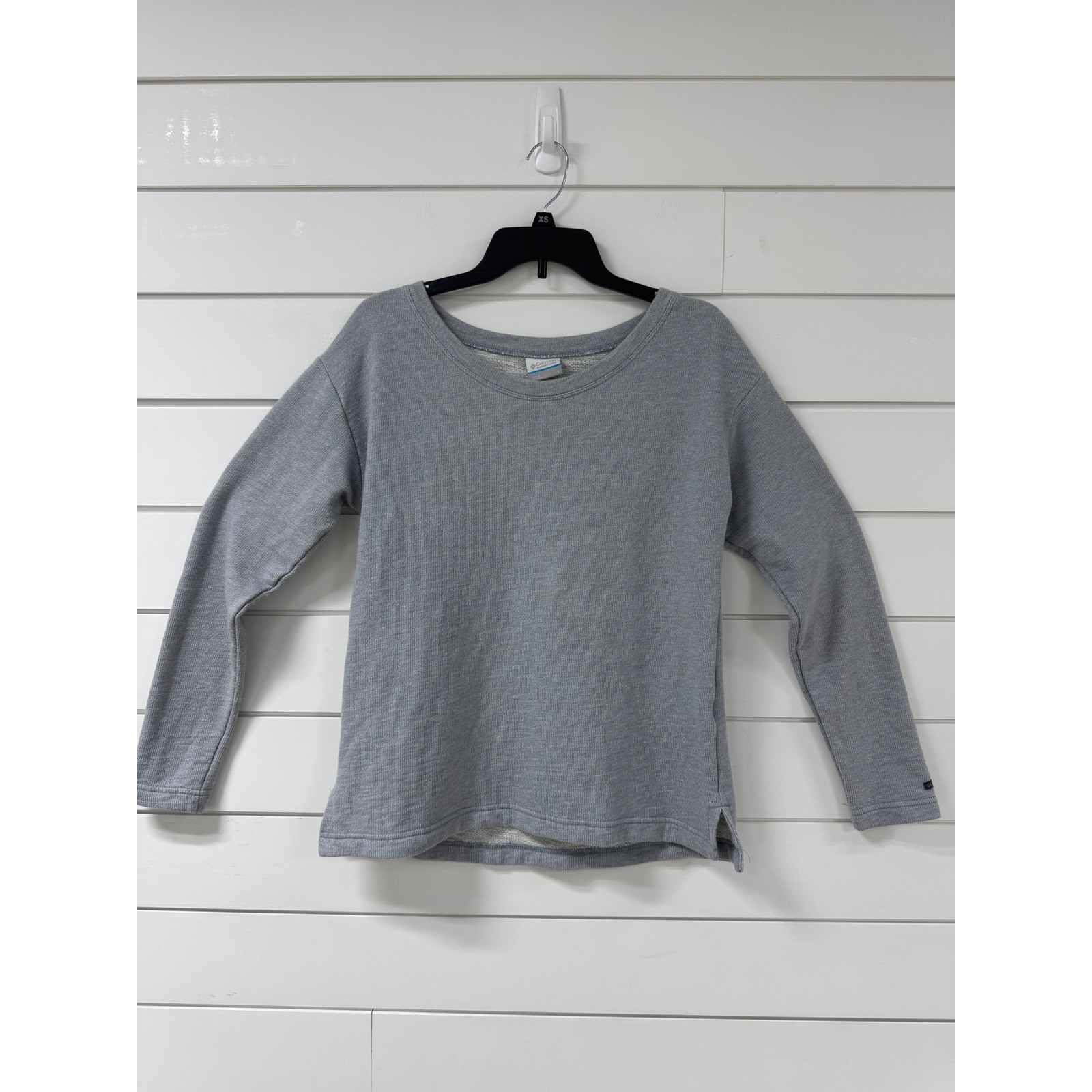 Columbia Sportswear Womens Heather Gray Scoop Neck Sweatshirt Size Small