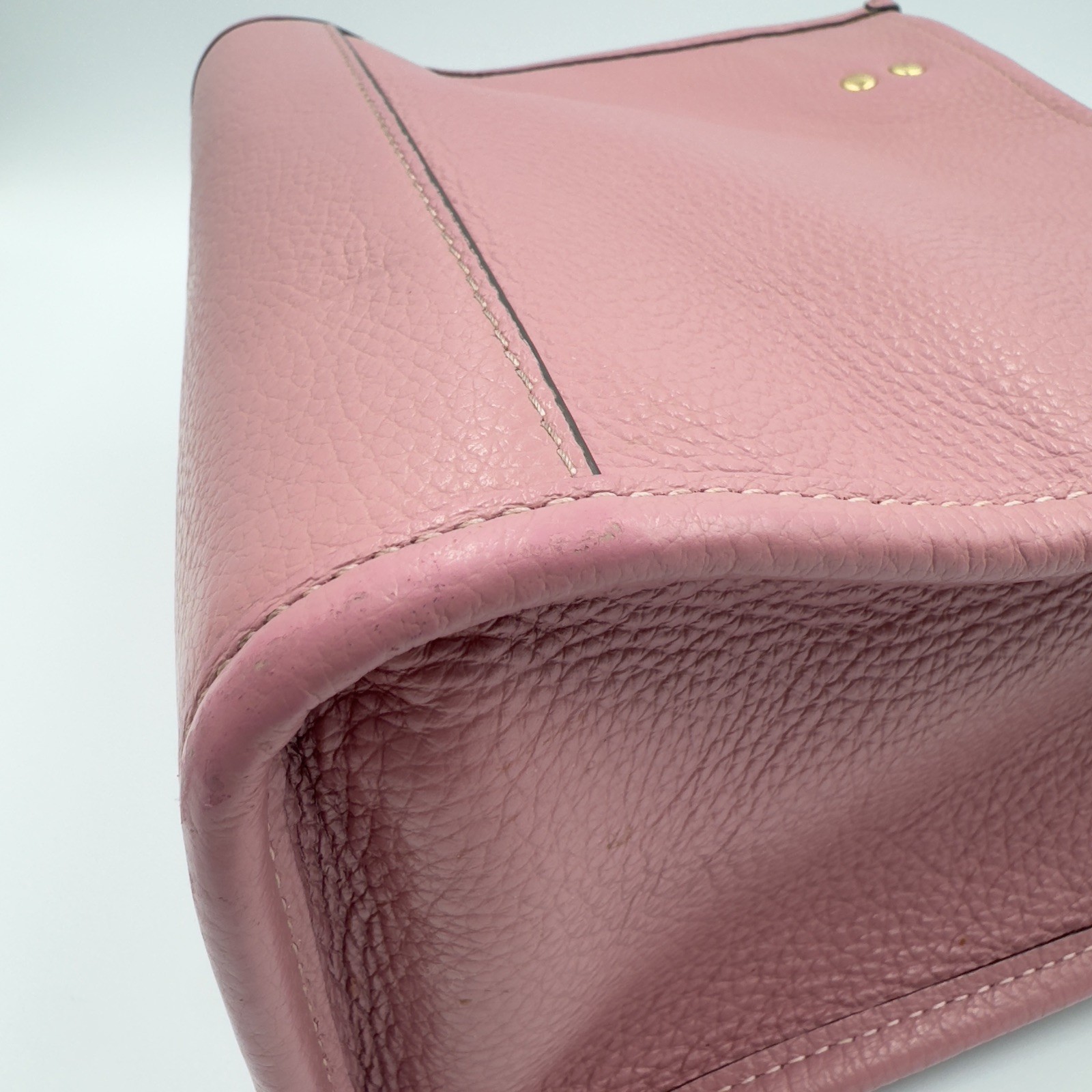 Coach Dempsey Tote 22 In True Pink Style C0971 Small Pebbled Leather bag