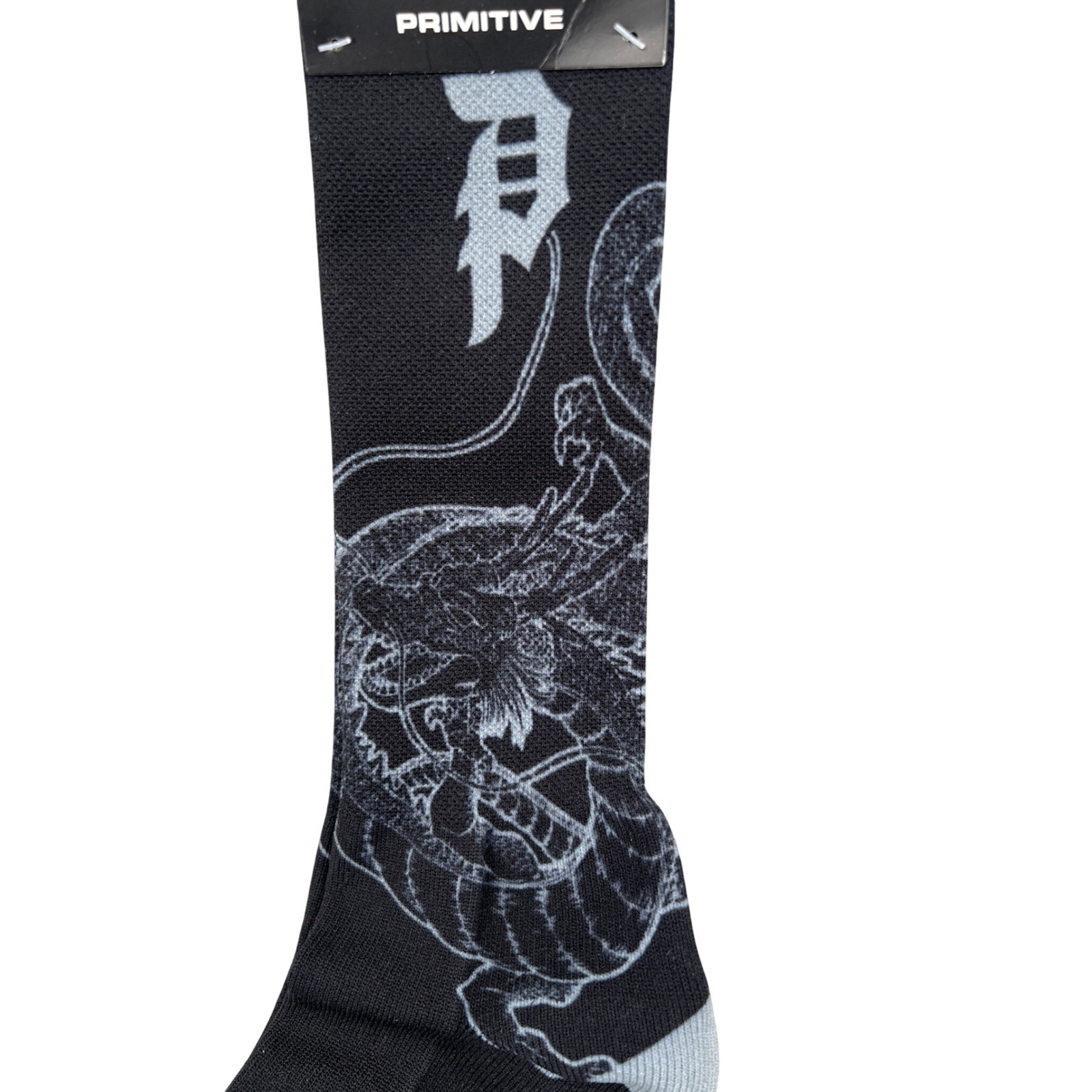 Primitive x Dragon Ball Z Shenron Black Crew Socks Anime Manga Skater NEW