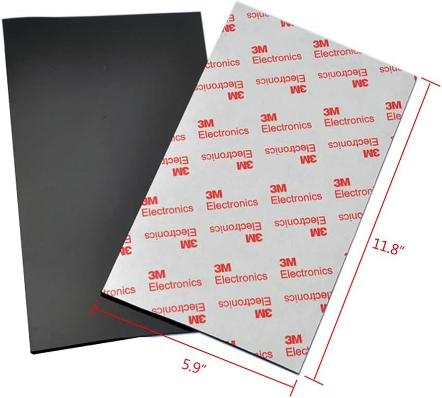 2 pcs Anti-Slip Pads Silicone Rubber Plastic Pads 150x300mm 3M Self-Stick Adhesi