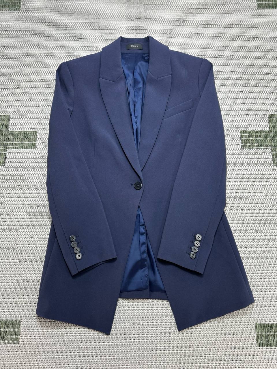 Theory Sports Coat Womens Small Blue Blazer *