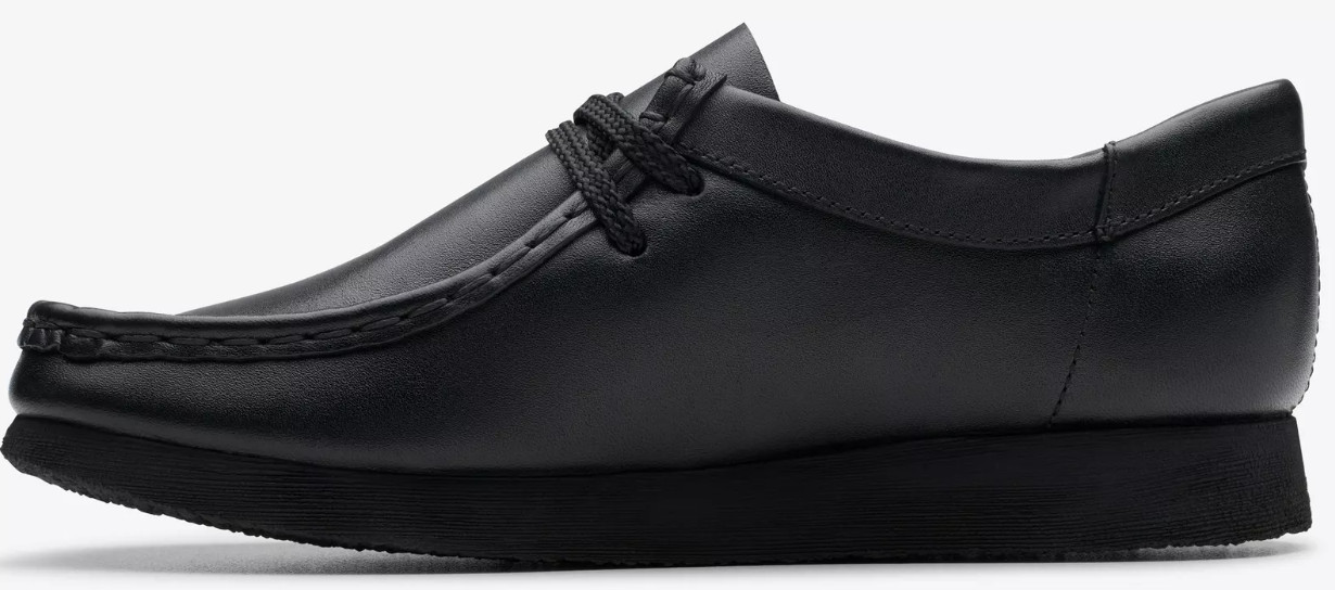 Clarks Wallabee Black Leather – 26168045 – KID’S / JUNIORS