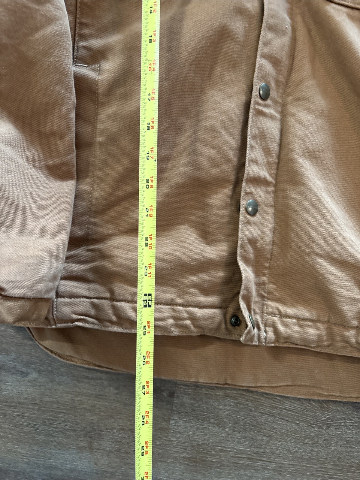 Carhartt Washed Duck Sherpa-Lined Brown Utility Jacket Men’s Size Medium