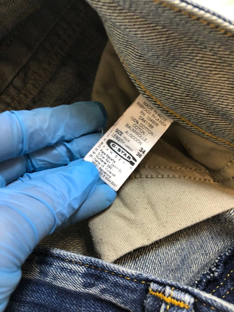 G-Star 3301 Tapered Vintage Stretch Denim 34X36
