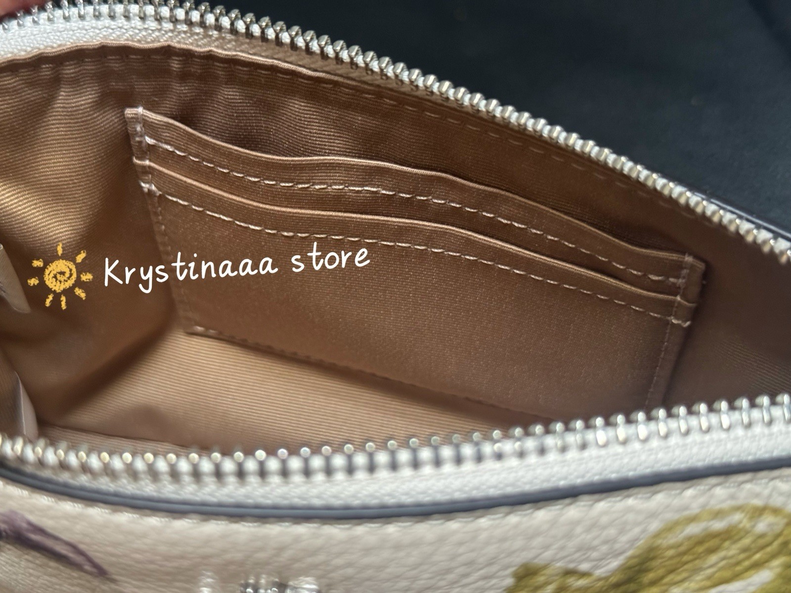 COACH Nolita 19 With Candy Print Coated Canvas & Leather Bag CDC26 Chalk/Jasmine