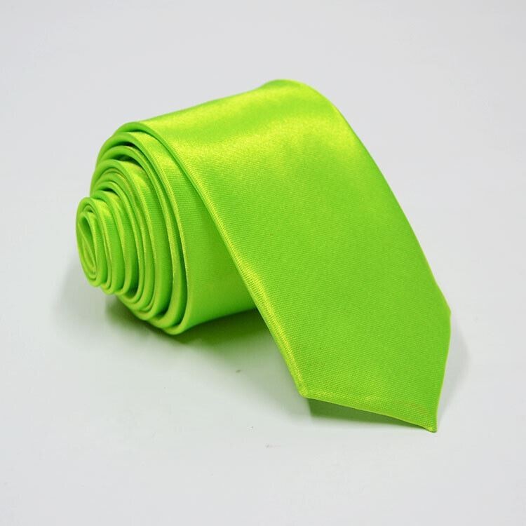 Mens Tie Plain Solid Colour Classic Slim Skinny Smart Party Wedding Thin Neck