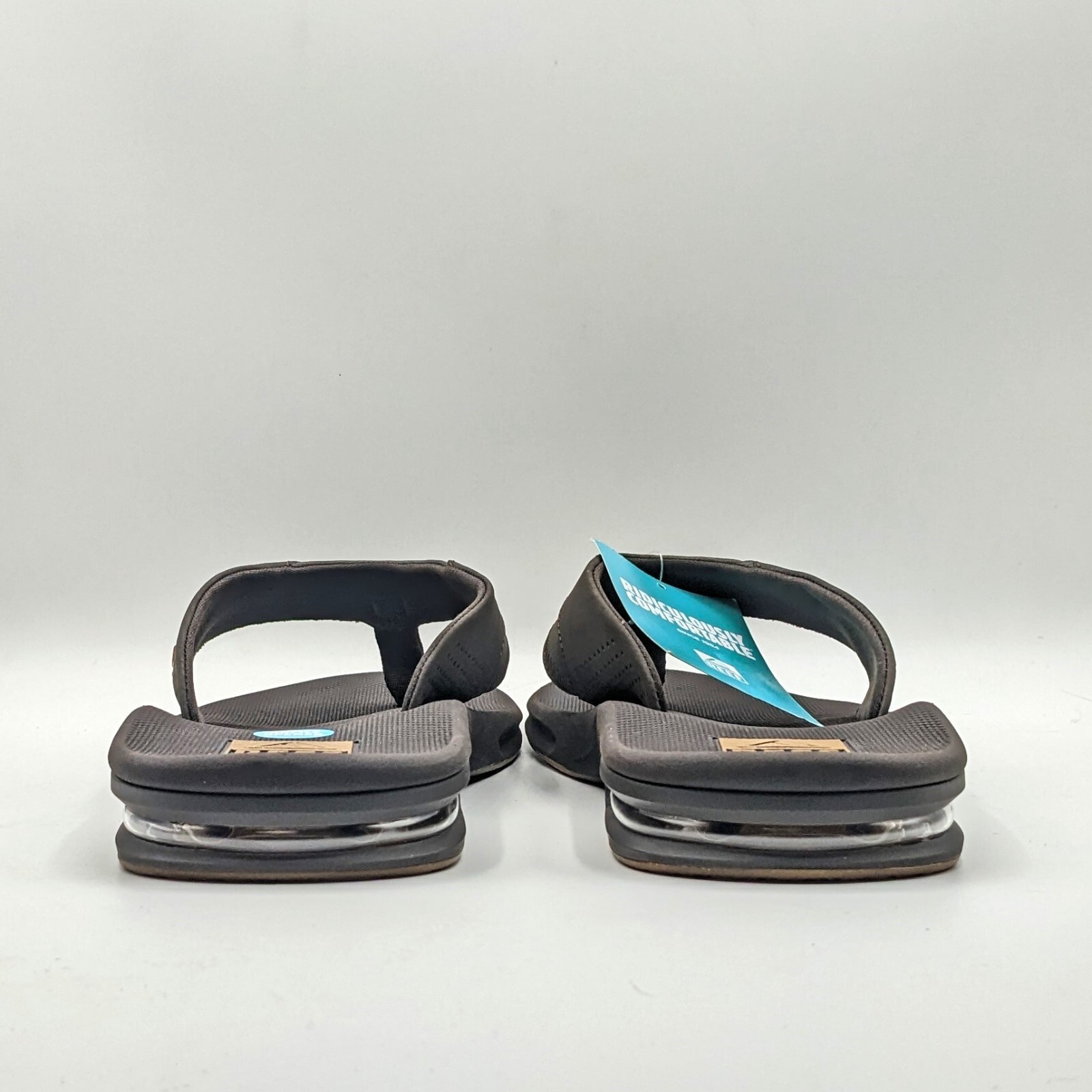 REEF “Fanning” Men’s Flip-Flop Sandal & Sole Bottle Opener (Brown/Gum) Size NEW