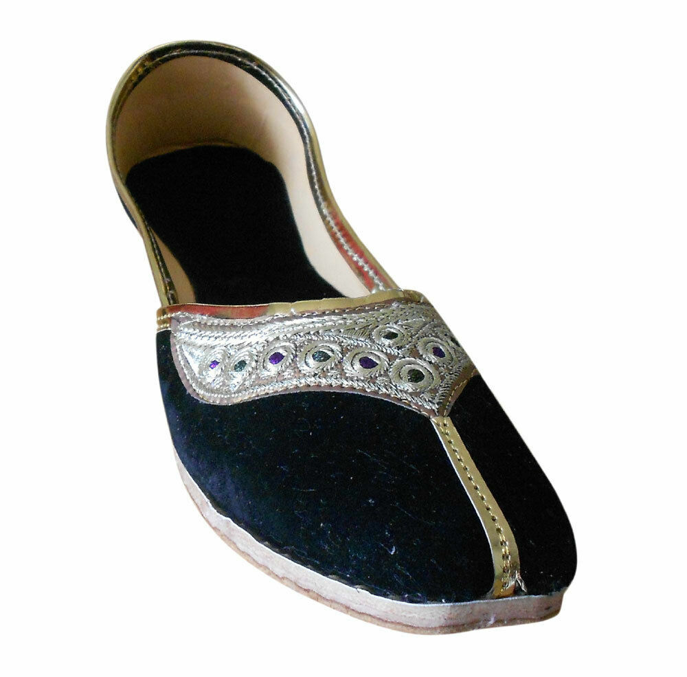 Women Shoes Indian Handmade Wedding Leather Ballerinas Jutties US 6-12