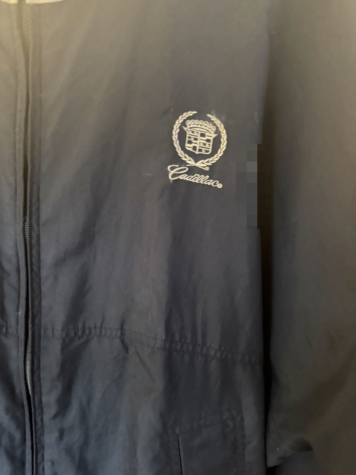 Cadillac Logo Windbreaker Jacket XXL Cutter & Buck Full Zip EUC