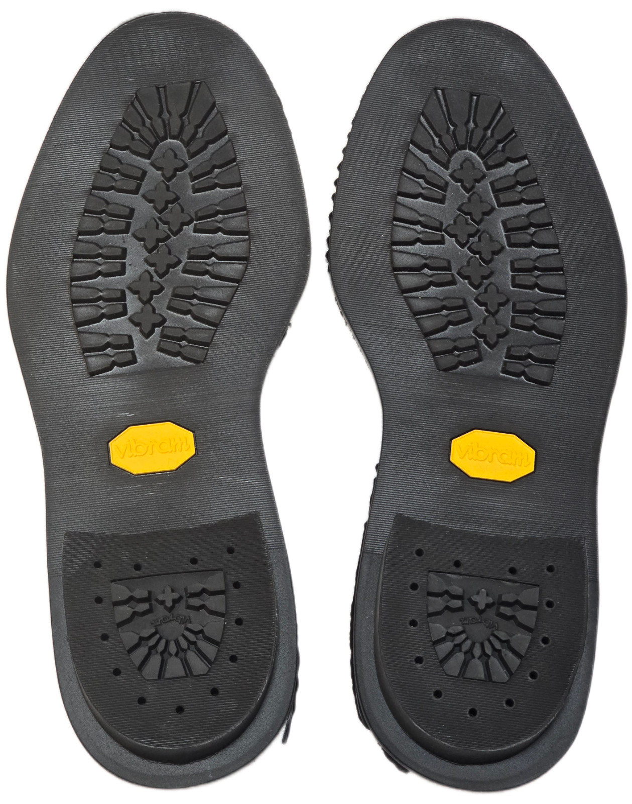 VIBRAM #430 OIL RESISTING SOLE & HEEL BLACK (1 Pair) Shoe Repair Boot Repair