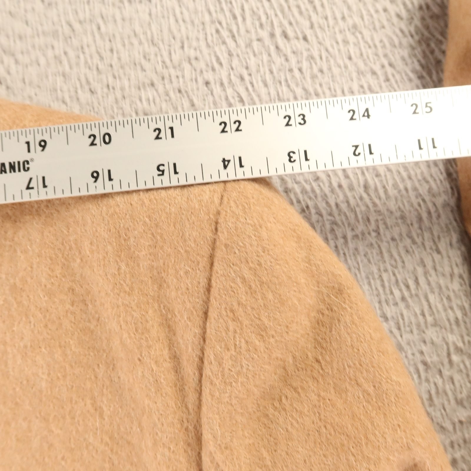 VTG Deansgate Jacket 48L XLT Beige 100% Camel Hair Flannel Soft Blazer