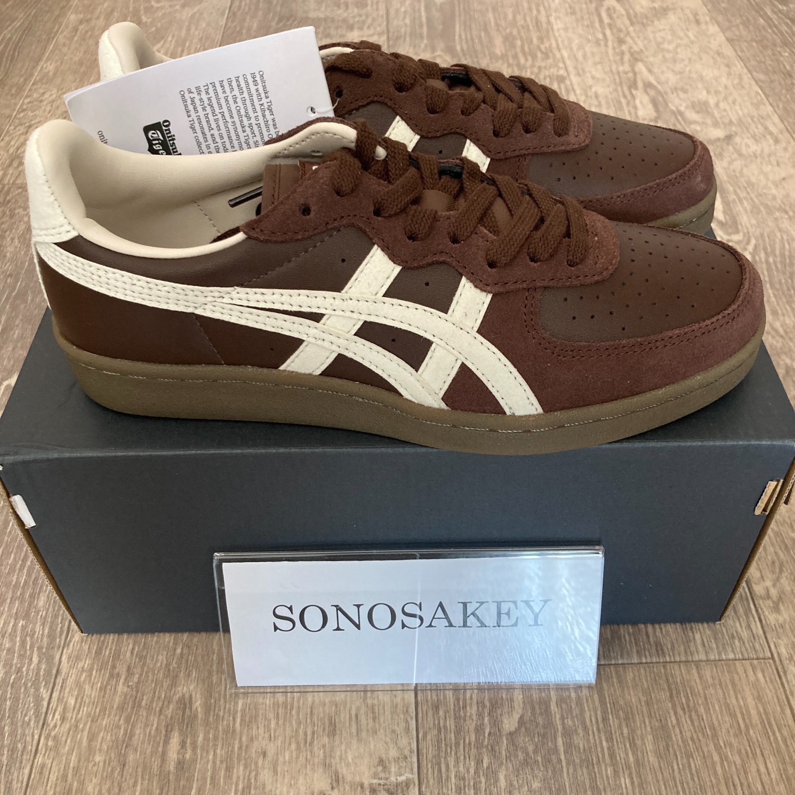 Onitsuka Tiger GSM 1183A353 200 DARK BROWN/CREAM New in Box from Japan