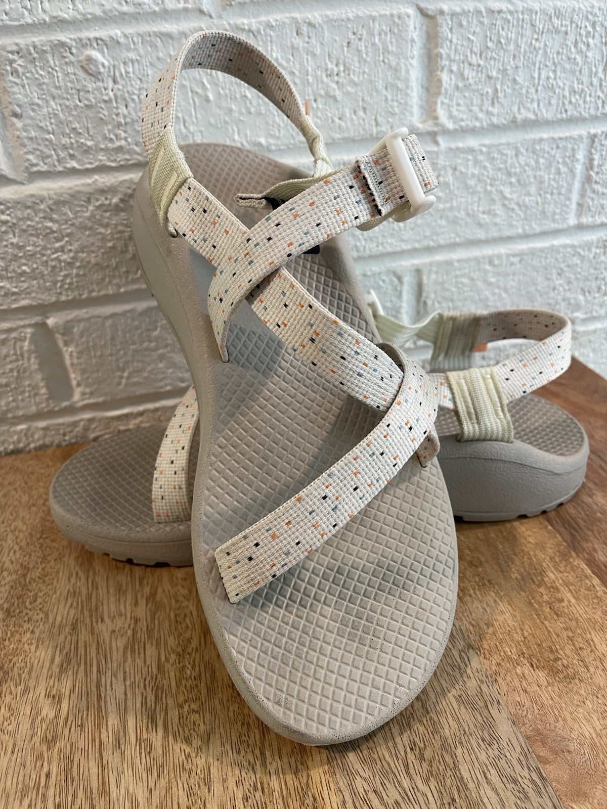 Women’s Chaco Z/Cloud Sandals — “Confetti Cream” Sz. 9