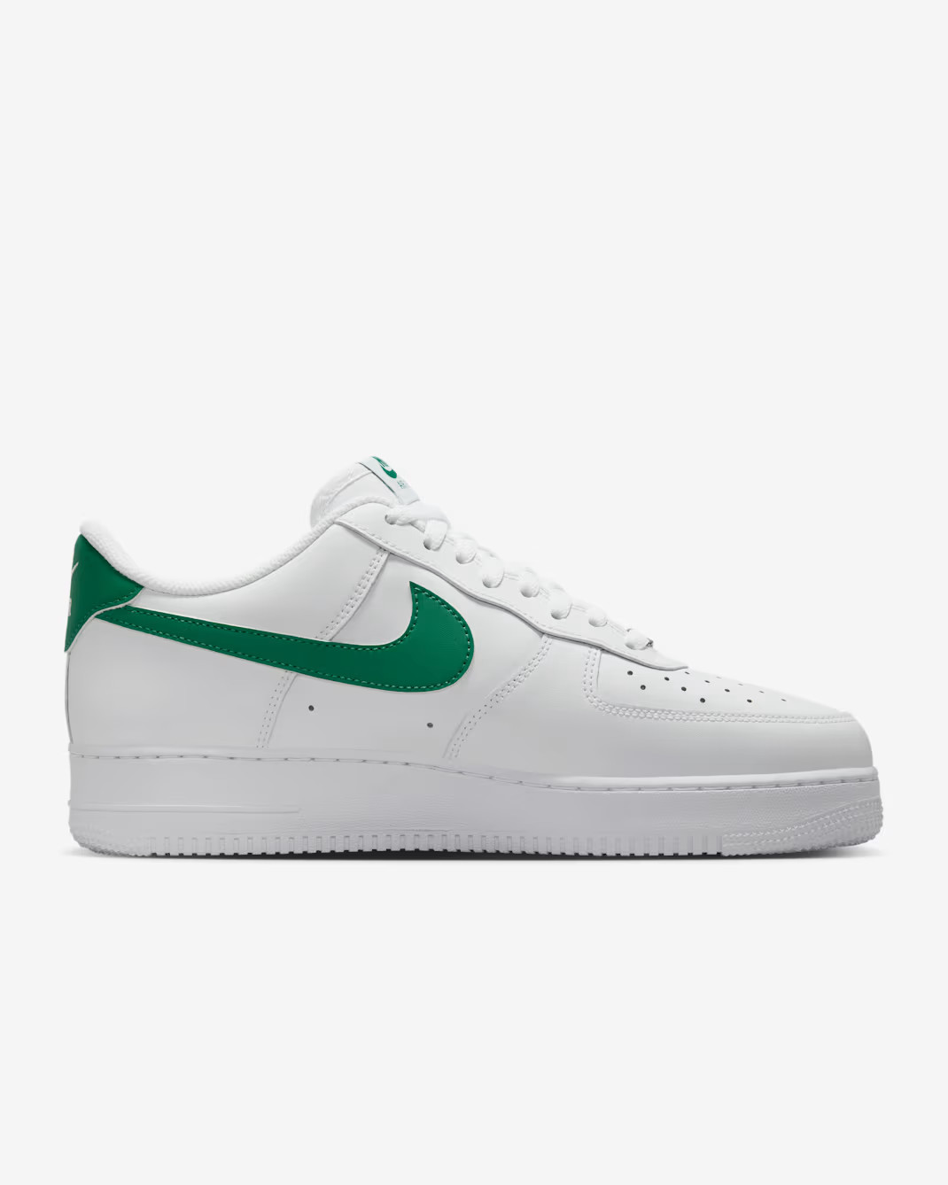 Nike Air Force 1 ’07 Shoes White Malachite Green Men’s | Size 8 – 13