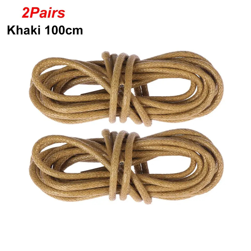2 Pairs Men Women Coloured Sport Shoe Boots Laces Strings Shoe Laces Cord Leathe