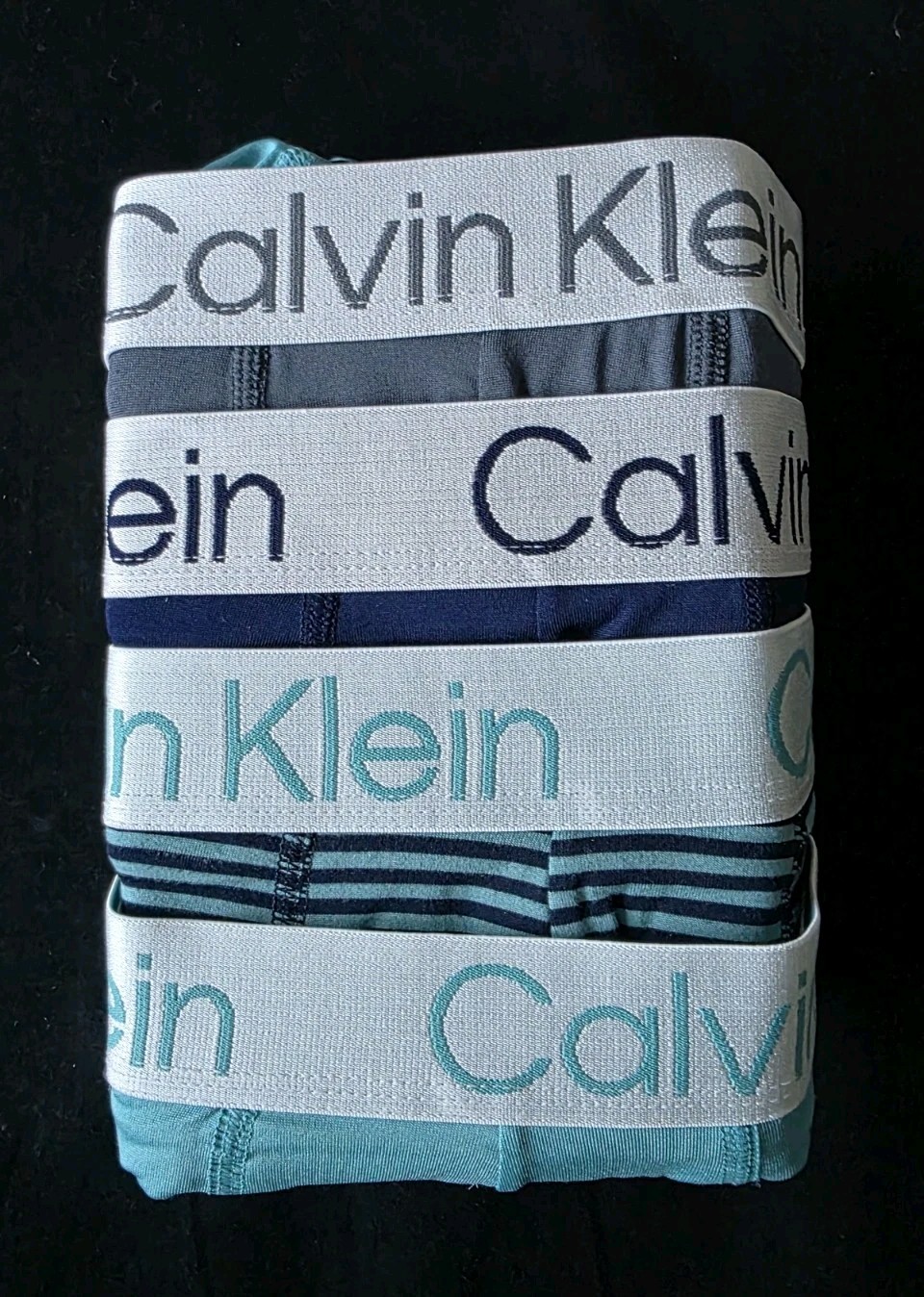 CALVIN KLEIN MICROFIBER STRETCH 4-PACK TRUNKS MENS UNDERWEAR #NP27420-NWT