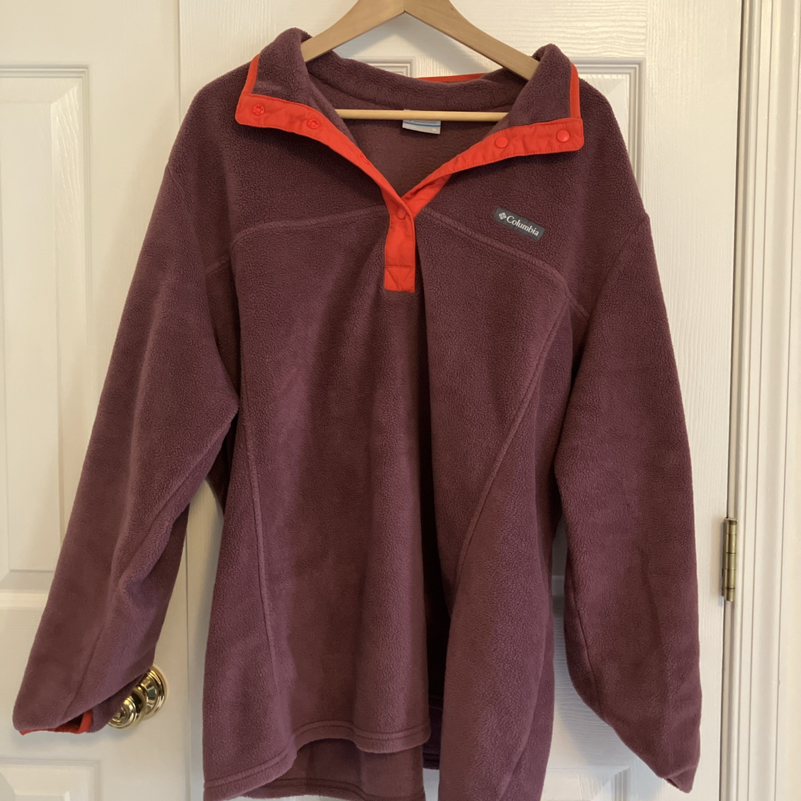 Columbia Men’s XXXL Fleece Pullover Maroon