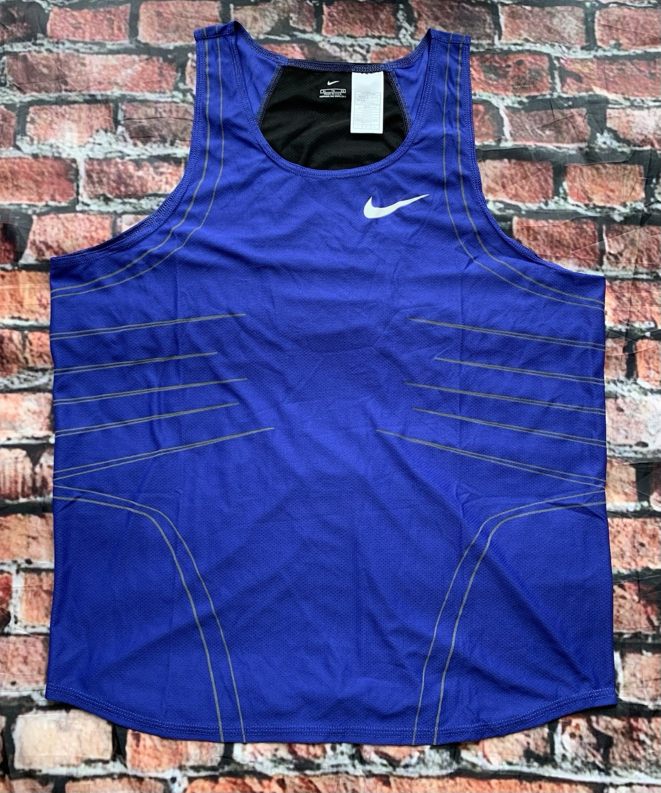 Nike Pro Elite 2001 Men’s Running Singlet Vest New Pit To Pit 22.5 Inches