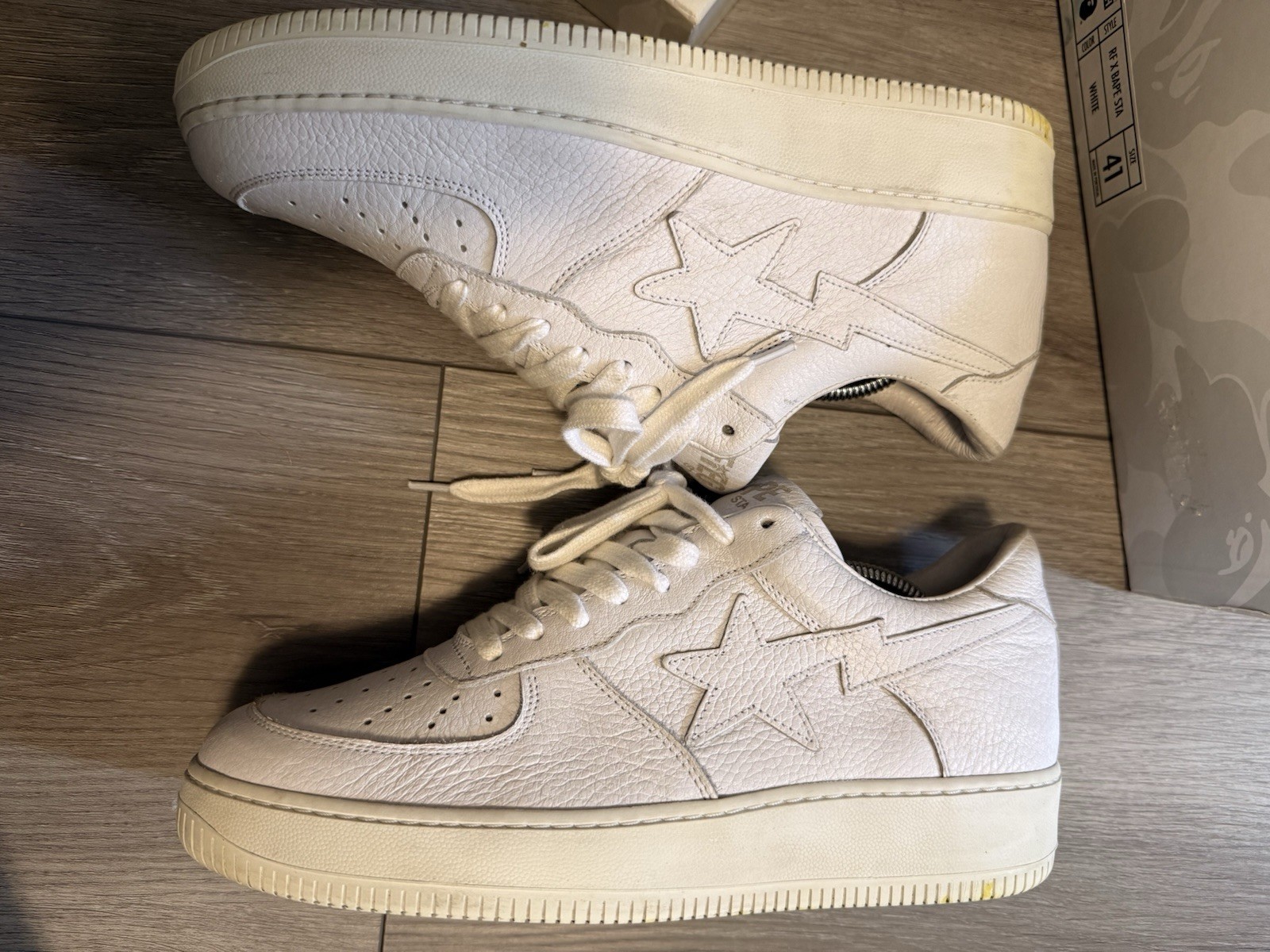 Ronnie Fieg x A Bathing Ape Fiegsta Bapesta Kith Size 41 Made in Portugal