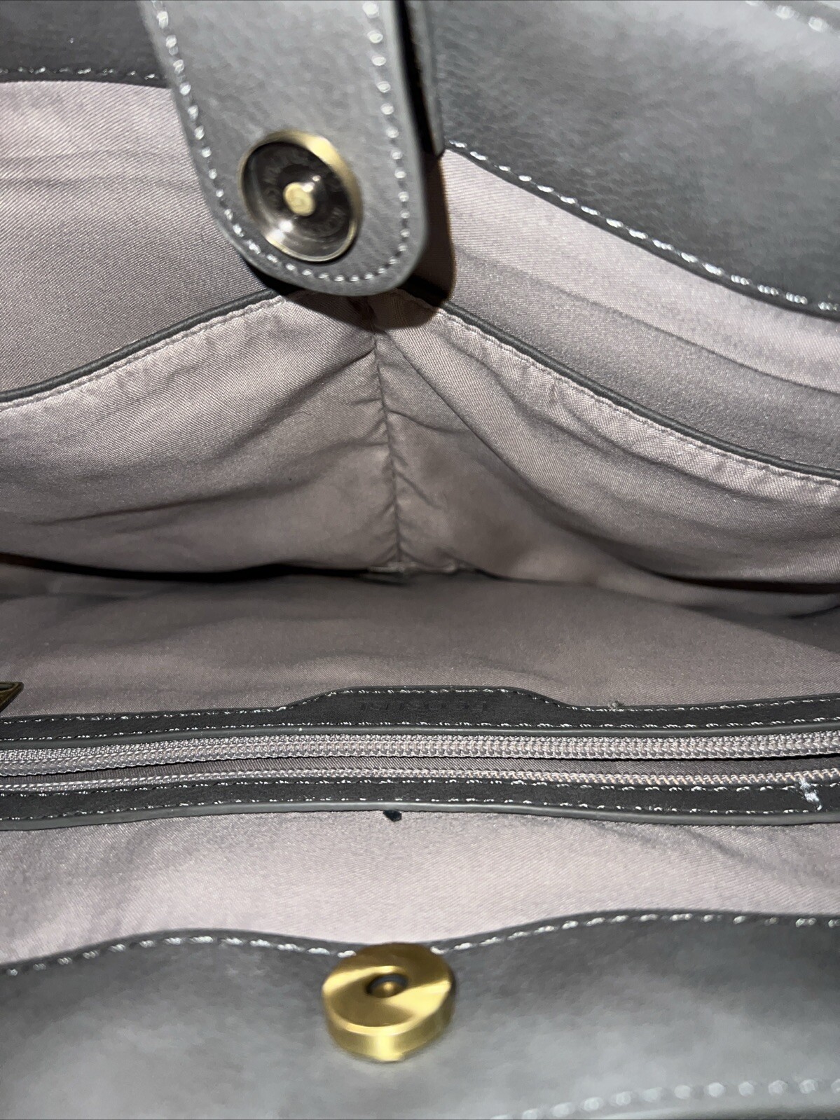 Ecosusi Slate Gray Laptop Messenger Business Work Bag Faux Leather