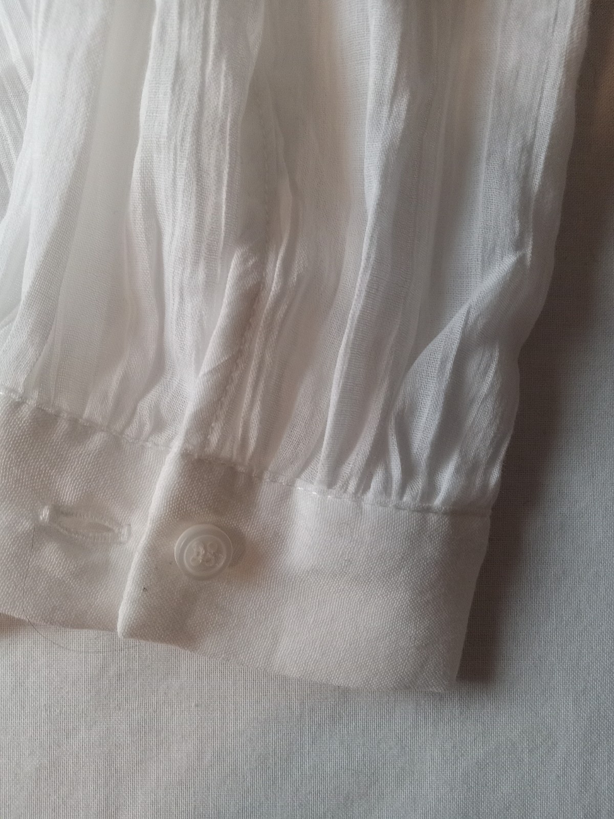 ‘A loves a’ White Lace Blouse, lace , ruffled collar, like Victorian Doen Medium
