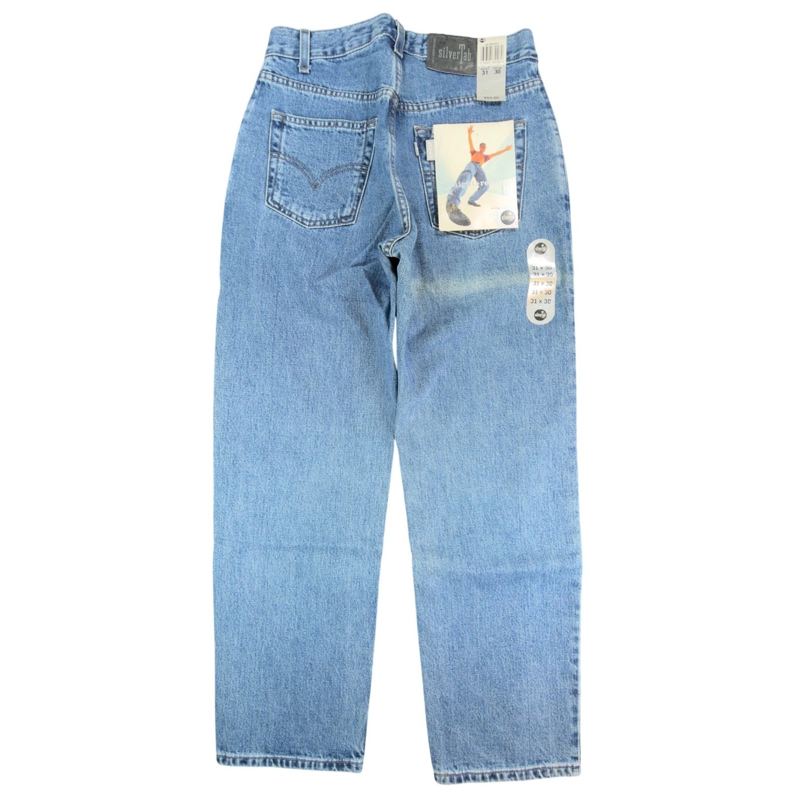 Levi’s SilverTab Jeans Mens 31×30 Blue Cotton Straight Relaxed Vintage 90s Baggy