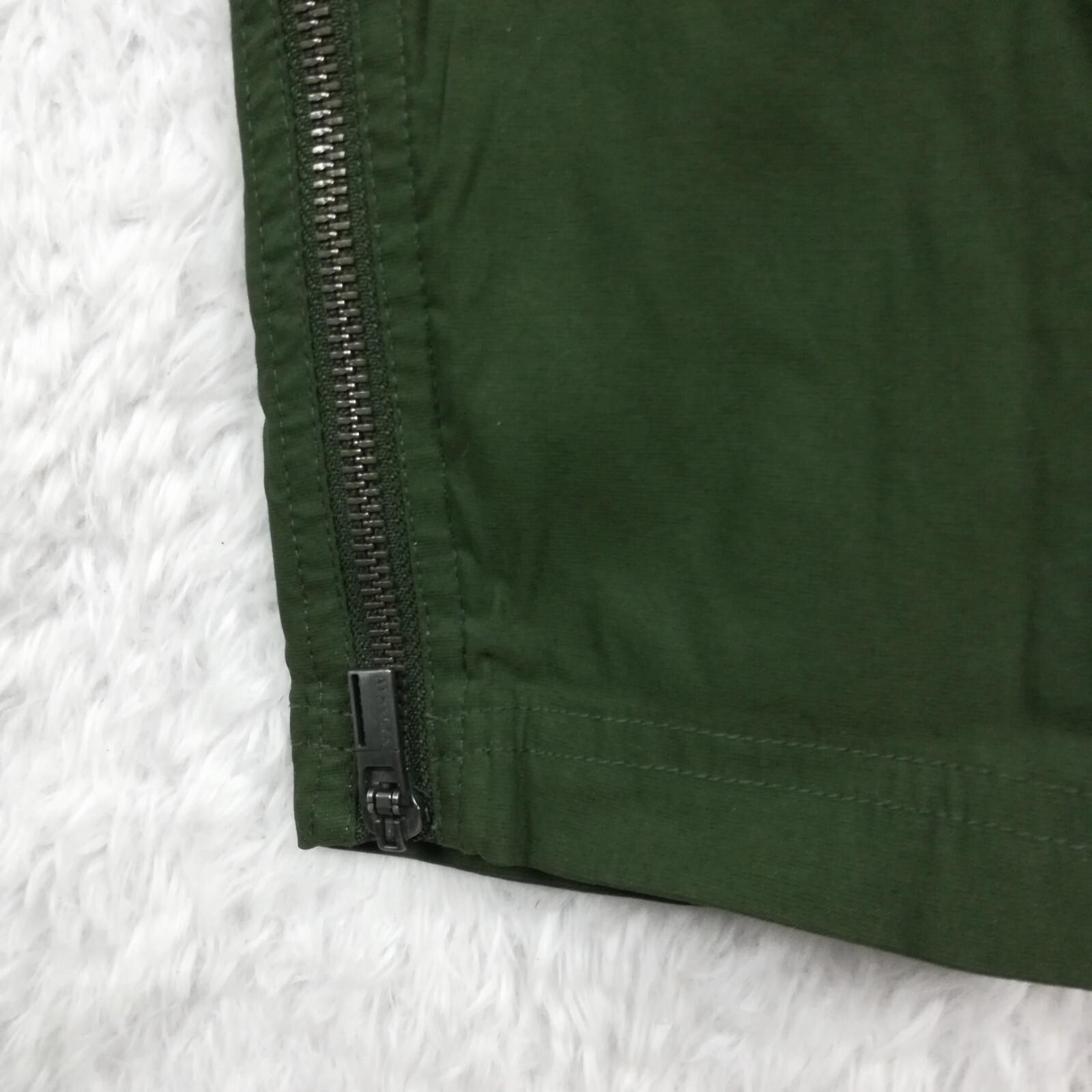 Athleta Womens Lenox Jumpsuit Tuscan Olive Casual Workwear Travel Zip 4