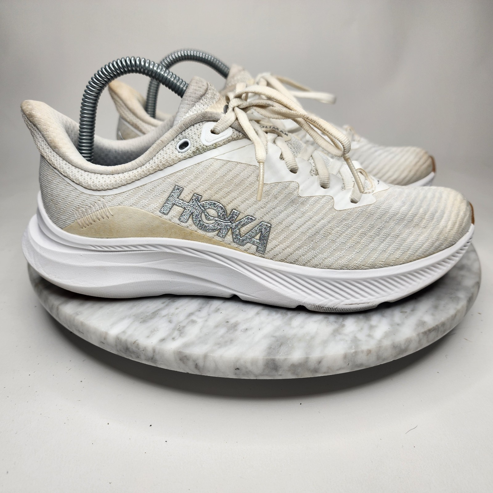 Hoka One One Solimar White Running Comfort Shoes Mens Size 8D 1123074WWH