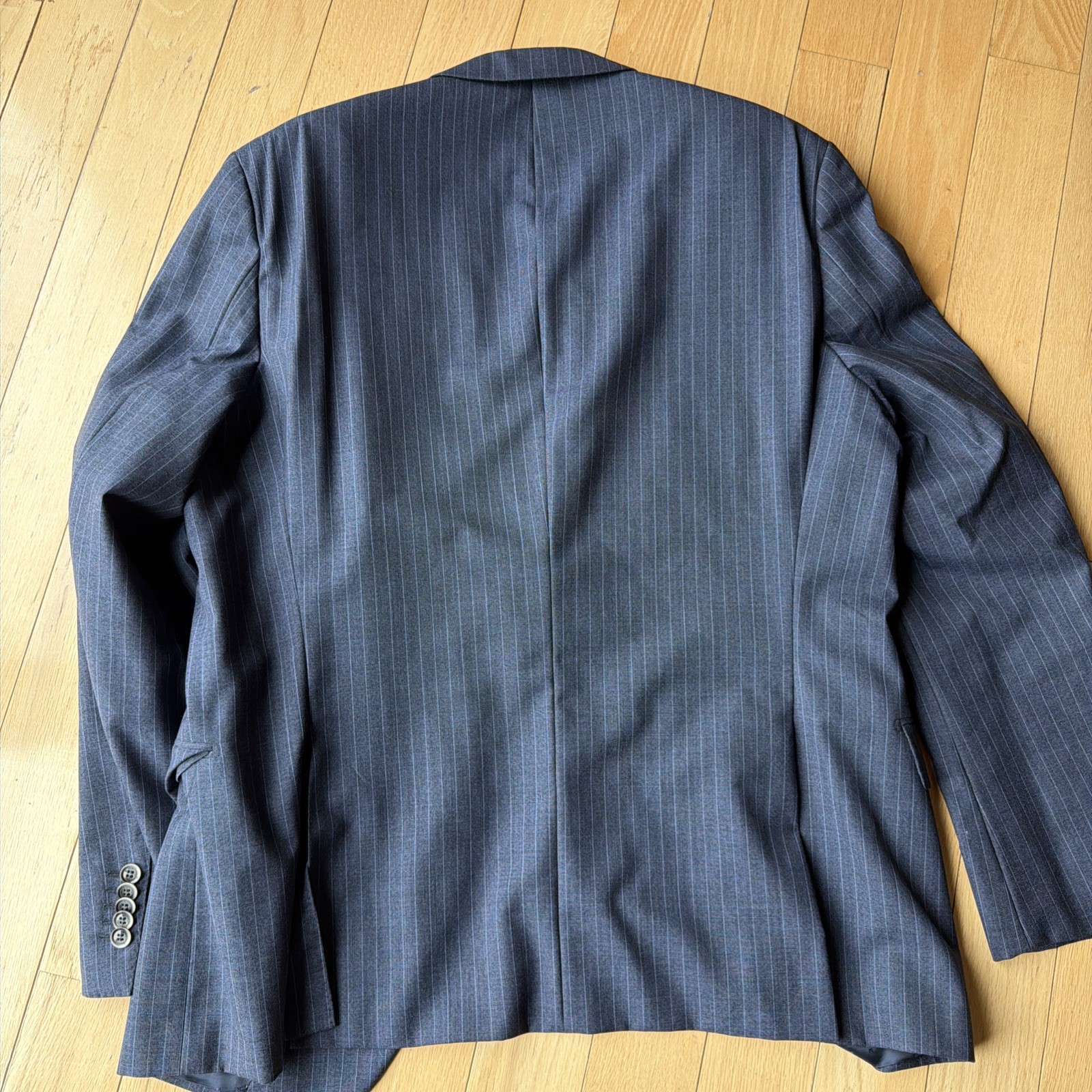 Hugo Boss x Loro Piana Blazer Jacket Men 40R dark blue/stripes Virgin Wool