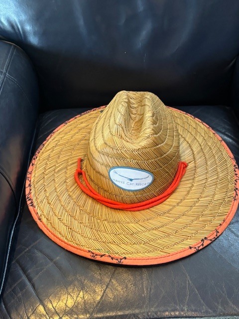 Peter Grimm Wide Brim Sun Hat Brown Natural Fiber Strap Accent Women One Size