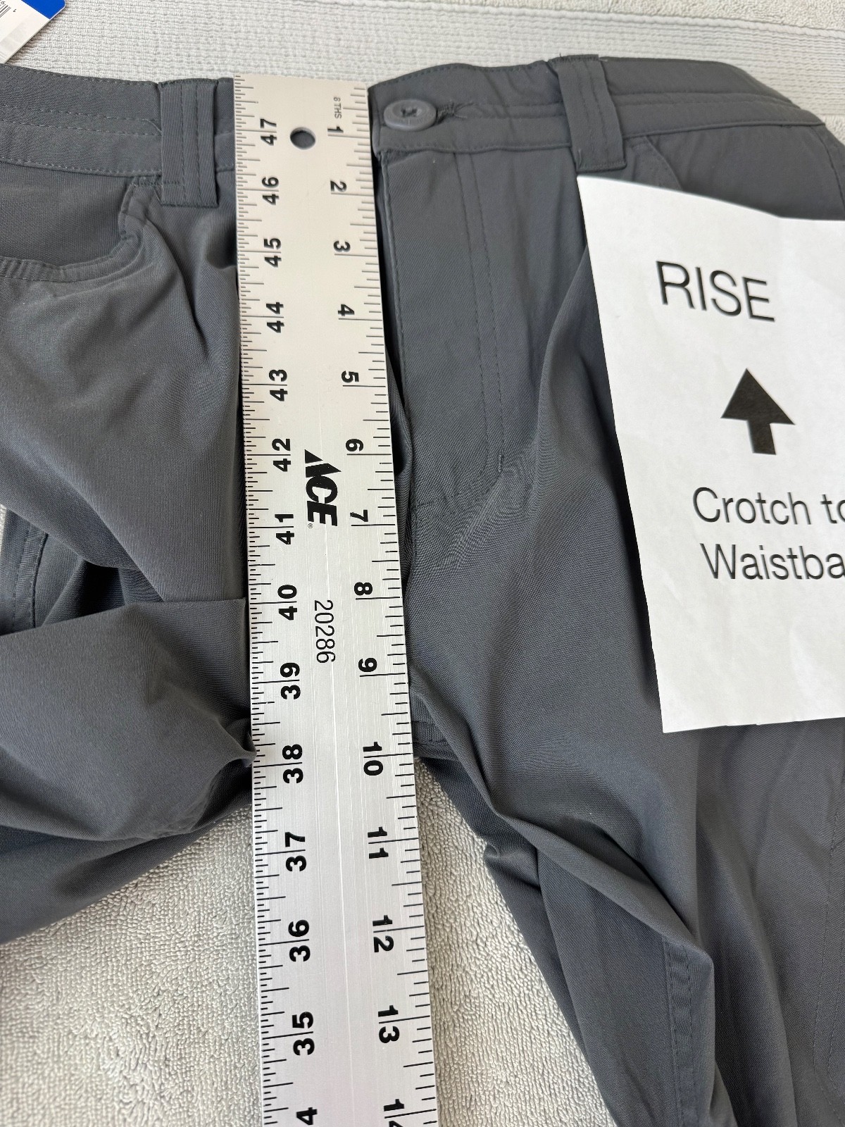 Eddie Bauer Rainier Capri Pants Size 10 Dark Smoke Gorpcore Outdoors Hiking