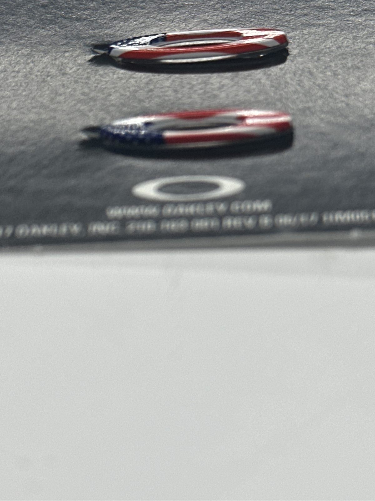 USA FLAG! Oakley Turbine Rotor Sunglasses Frame Replacement Icons Kit. NEW!