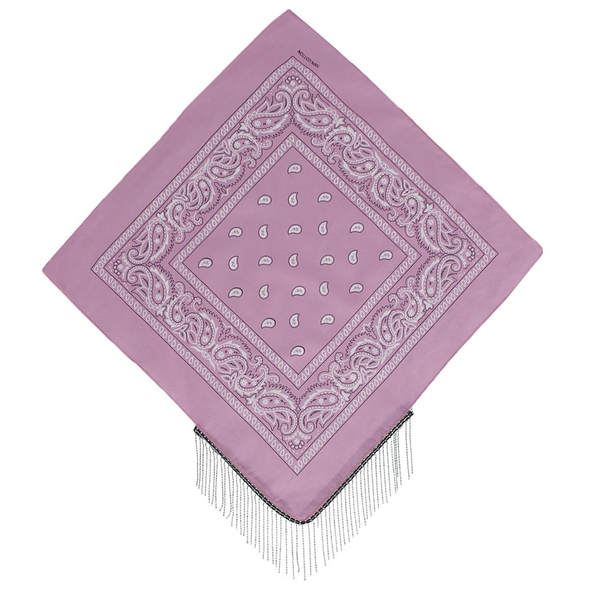 David & Young Women’s 21 x 21 inch Bandana with Rhinestone Trims