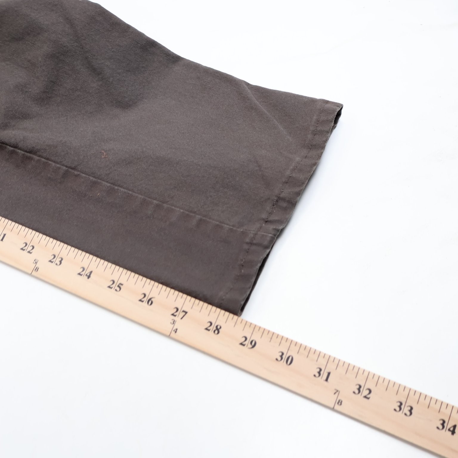 1620 Men’s Brown Cordura Stretch Work Jeans Size 32×28.5 Made in USA Distressed