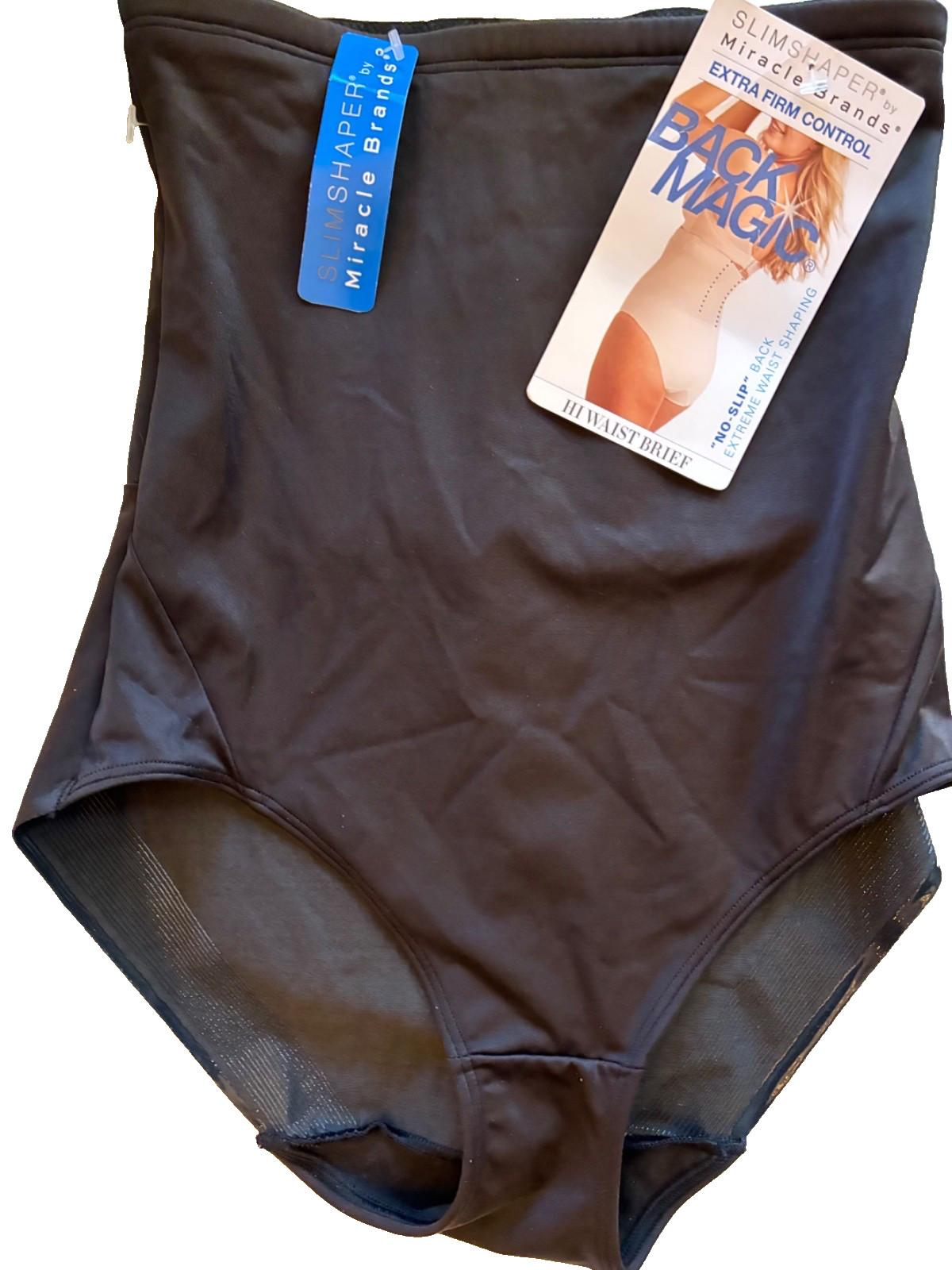 NWT SlimShaper by Miracle Brands High Waisted back magic extra firm size small