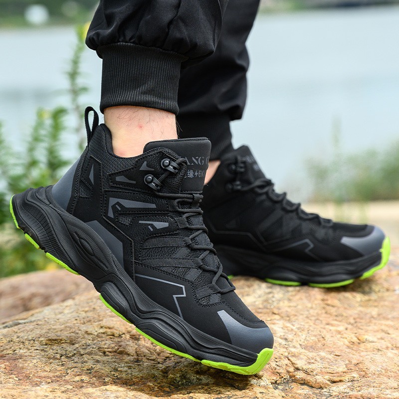 Men Work Shoes Breathable Steel Toe Boots Lightweight Safety Work Shoes Sneaker
