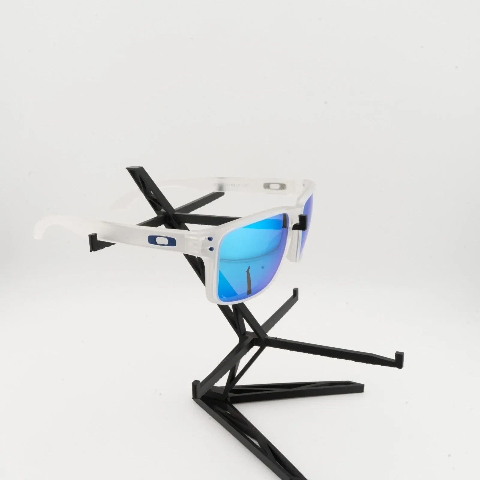 Oakley Holbrook Sunglasses: White/ Blue Polarized UV400